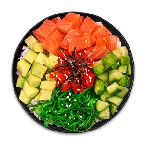 Поке с лососем