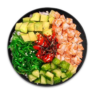 Поке с креветками