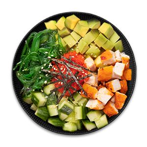 Поке с курицей