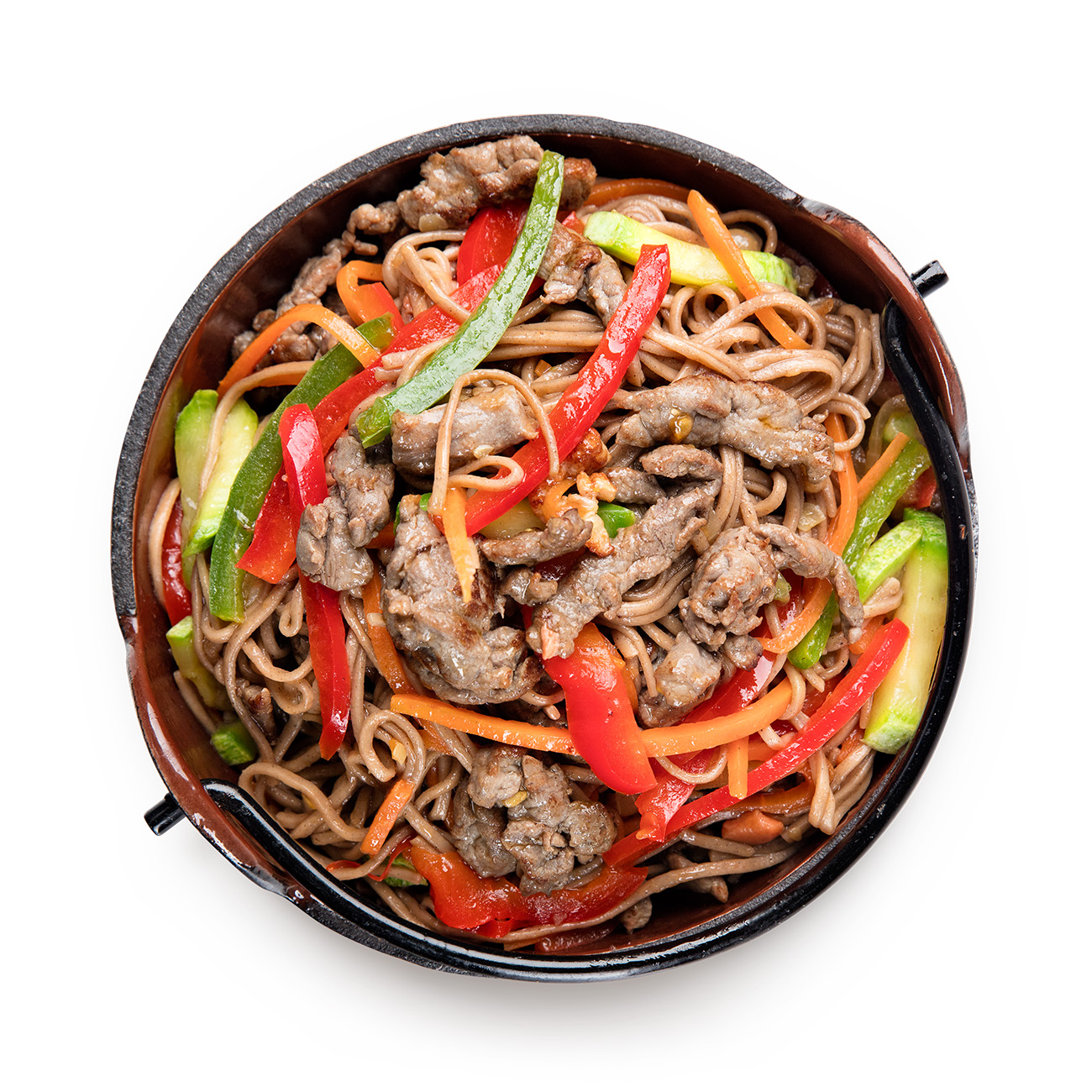 Соба с говядиной стандарт