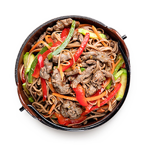 Соба с говядиной