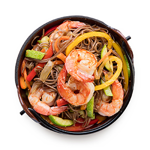 Соба с креветками