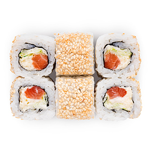 Цезарь ролл с лососем